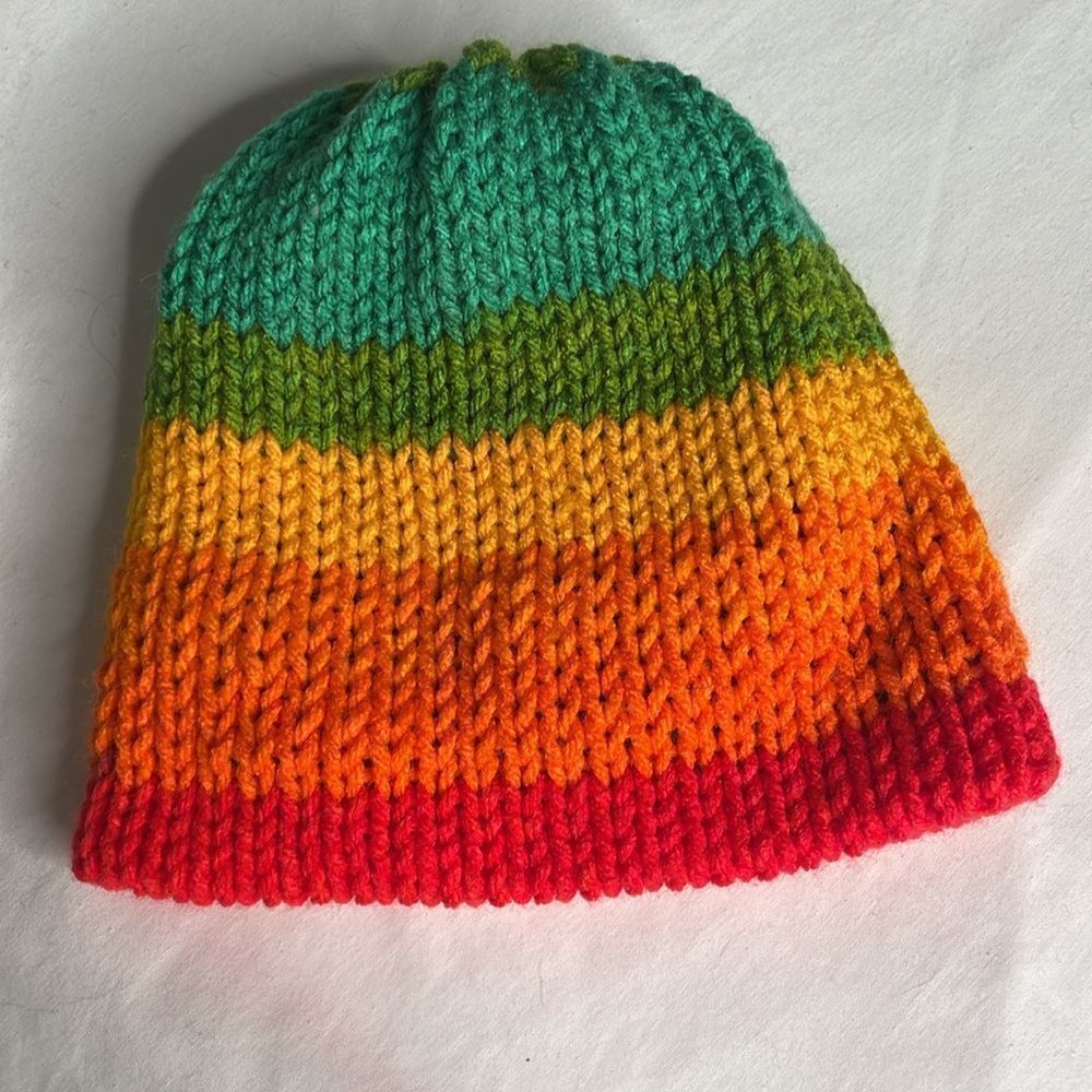 Adorable Reversible Baby Beanie Hat Bright & Cheery - Picture 2 of 7